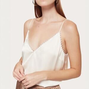 CAMI NYC Mariana Cream Silk Camisole NWT Size M